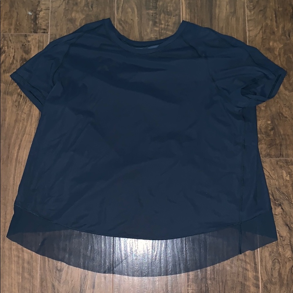 lulu lemon shirt with open back